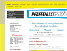 Tablet Screenshot of pfaffenhuber.de